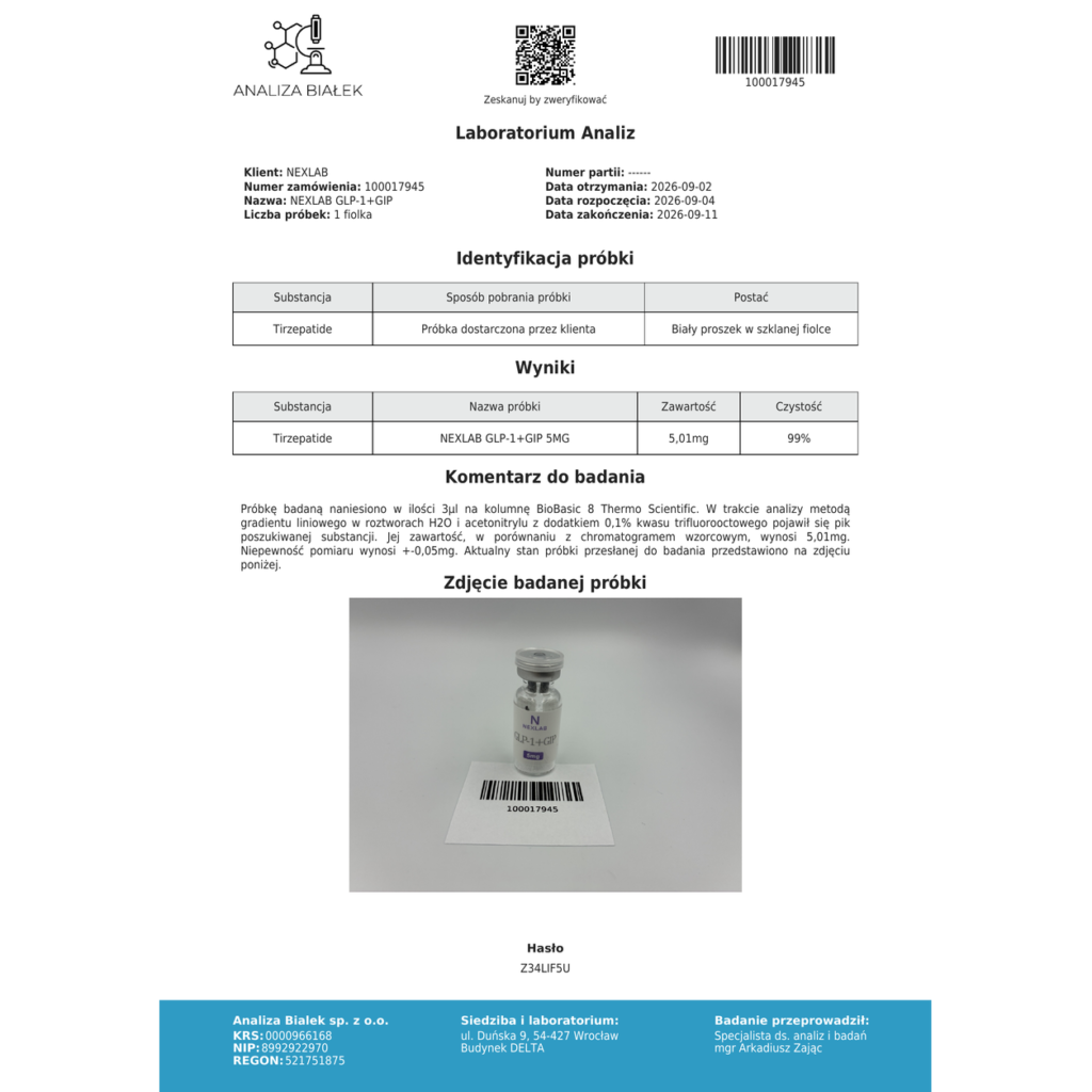 GLP-1 + GIP 5mg/10mg + 3ml BAC
