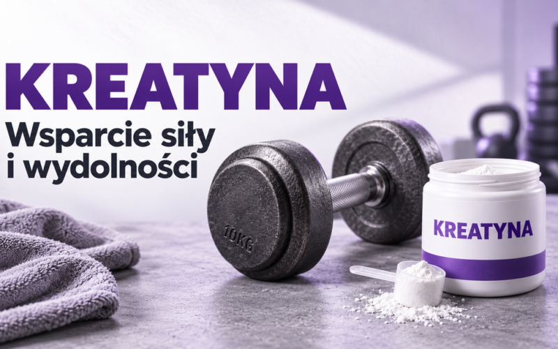 Kreatyna – wsparcie siły i wydolności.
