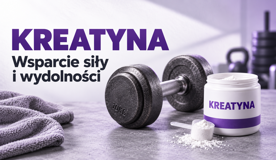 Kreatyna – wsparcie siły i wydolności.